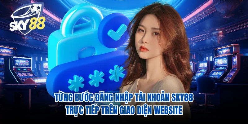 Từng bước đăng nhập tài khoản SKY88 trực tiếp trên giao diện website